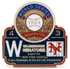 1924 World Series Commemorative Pin - Senators vs. Giants