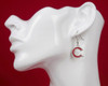Chicago Cubs "C Logo" Earrings