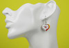 Kansas City Chiefs Swirl Heart Earrings Kansas City Chiefs Swirl Heart Earrings