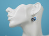 Tennessee Titans Swirl Heart Earrings