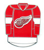 Detroit Red Wings Jersey Pin.