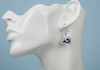 Los Angeles Rams Logo Earrings - Silver