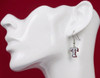 Texas Rangers Earrings - White