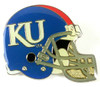 Kansas Football Helmet Pin