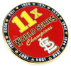 St. Louis Cardinals 11 -Time World Series Champions Pin - Limited 1,000