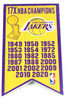 Los Angeles Lakers 17-Time NBA Champs Pin