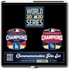 2020 World Series Pin Set - Dodgers vs. Rays - Limited 2,020