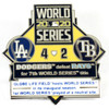 2020 World Series Commemorative Pin -Dodgers vs. Rays - Limited Edition 1,000