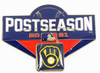 Milwaukee Brewers 2021 Post Season Oversized Pin - 1.75"