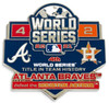 2021 World Series Commemorative Pin -Braves vs. Astros - Limited Edition 1,000