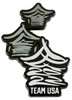 Beijing 2022 Olympics Temple Pin - Black and White