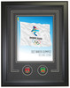 Beijing 2022 Olympics Framed Flag Photo w/ Opening & Closing Ceremony Pins