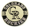 Colorado Rockies Established 1993 Circle Pin