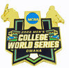 2022 College World Series Players Silhouette Logo Pin