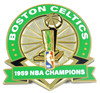 Boston Celtics 1959 NBA Champions Pin - Limited 1,000