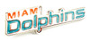 Miami Dolphins Wordmark Pin