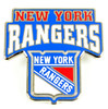 New York Rangers Logo w/ Wordmark Pin.