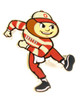 Ohio State Brutus Mascot Pin