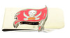 Tampa Bay Buccaneers Silver Money Clip