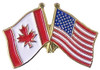 America / Canada Flag Pin
