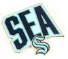 Seattle Kraken Logo w/ Wordmark Pin