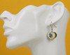 San Diego Padres Glitter Heart Earrings