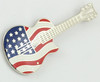 American Flag Guitar Pin