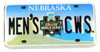 2023 Men's College World Series Nebraska License Plate Pin