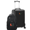 Miami Hurricanes Deluxe 2-Piece Backpack and Carry-on Set