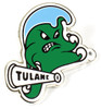 Tulane Green Wave Logo Pin