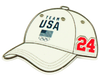 Paris 2024 Olympics Cap Pin - White