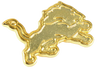 Detroit Lions Gold Logo Pin