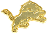 Detroit Lions Gold Logo Pin