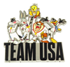 Paris 2024 Olympics Team USA Looney Tunes Gang Pin