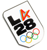 Los Angeles 2028 Olympics Athletic Spirit "A" Logo Pin