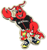 Hickory Crawdads Mascot Pin