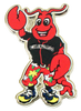 Hickory Crawdads Mascot Pin