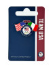 Milan Cortina 2026 Olympics USA / Itay Flag Pin