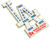 Los Angeles Dodgers 9-Time World Series Champions Logo 2" Pin - Limited 500