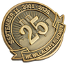 September 11th 25th Anniversary "We Will Always Remember" Pin