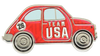 2026 Milan Cortina Oympics Team USA Fiat Pin