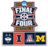 2026 Men's Final Four Teams Pin - UConn, Illinois, Arizona, Michigan