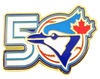 Toronto Blue Jays 50th Anniversary Logo Pin