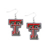 Texas Tech Glitter Earrings