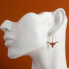 Texas Longhorns Glitter Earrings