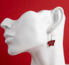 Wisconsin Glitter Earrings