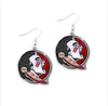 Florida State Glitter Earrings