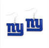 New York Giants Glitter Earrings