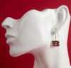 Cincinnati Bengals Glitter Earrings