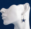 Dallas Cowboys Glitter Earrings